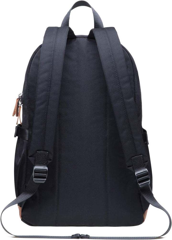KAUKKO Schöner und durchdachter Rucksack mit Laptopfach für 15 Zoll Schule Uni 22L 5-2, Schwarz, 5-2