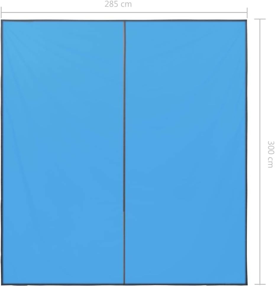 Susany Outdoor Tarp Zeltplane Sonnensegel Camping Zelt Plane für Outdoor 3 x 2,85 m Blau, Blau