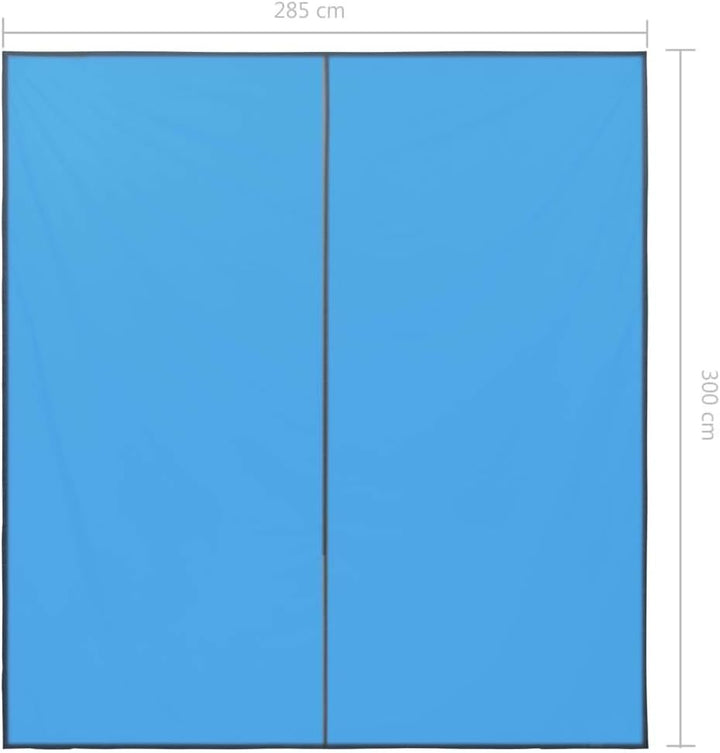 Susany Outdoor Tarp Zeltplane Sonnensegel Camping Zelt Plane für Outdoor 3 x 2,85 m Blau, Blau