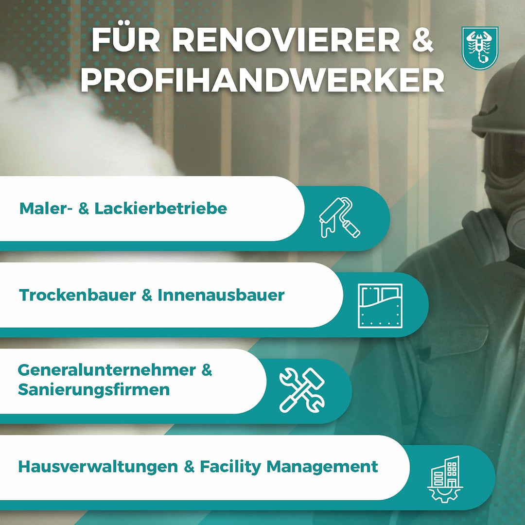 Abdeckvlies Renovierungsvlies Profi grau 1 x 25 m Malerabdeckvlies mit antirutsch Folie 180 g/m²