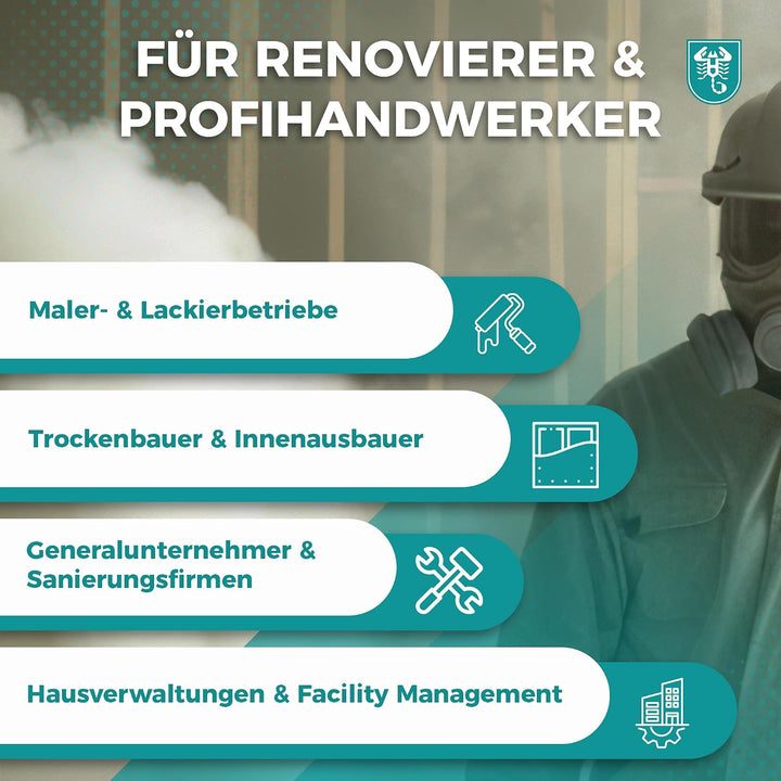 Abdeckvlies Renovierungsvlies Profi grau 1 x 25 m Malerabdeckvlies mit antirutsch Folie 180 g/m²