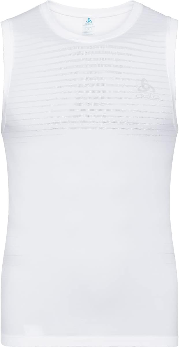 Odlo Herren Performance Light_188162 Funktionsunterwäsche Tanktop (1er Pack) S Weiss, S Wei&#xDF;