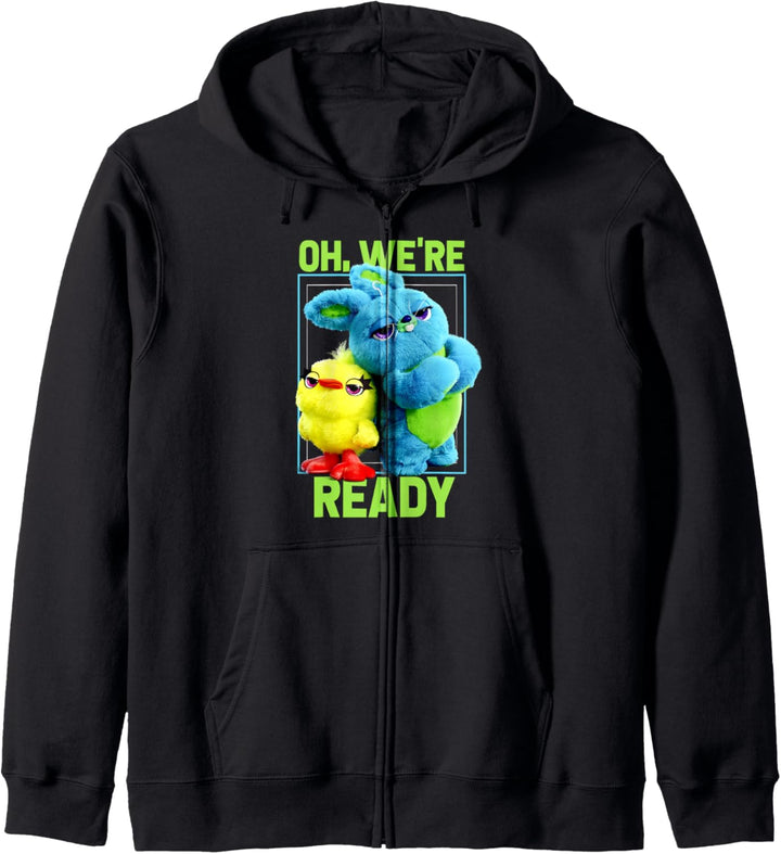 Pixar Toy Story 4 Ducky & Bunny Oh, We're Ready Kapuzenjacke