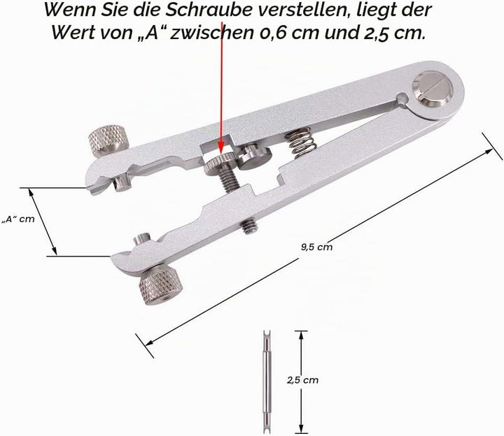 Uhrenarmband, Federsteg-Zange, Ersatz-Werkzeug