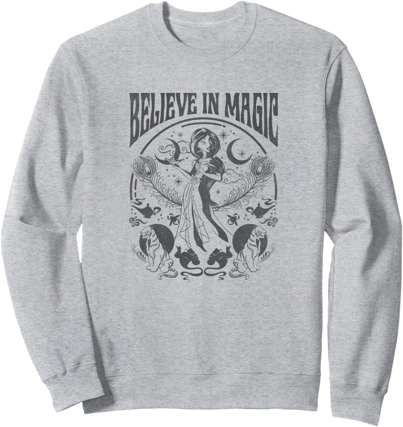 Disney Aladdin Jasmine Believe In Magic Collage Sweatshirt