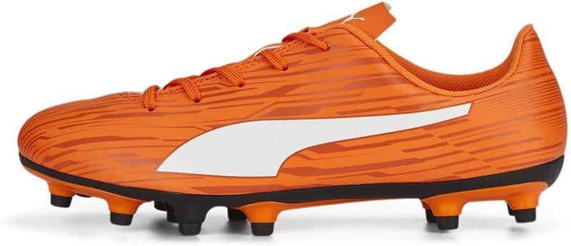 PUMA FUSSBALLSCHUH RAPIDO III FGAG JR 106576 08.DA Junge, ORANGE Farbe 37.5 EU Arancio, 37.5 EU Aran