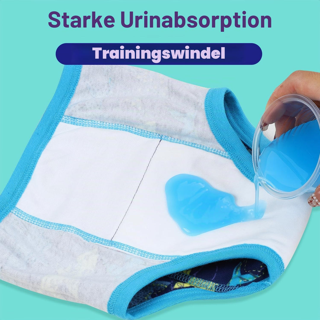 MOEMOE BABY Töpfchen Trainingshose 10 Stück Töpfchen Trainingshosen Kinder Unterhosen für Jungen 7 J