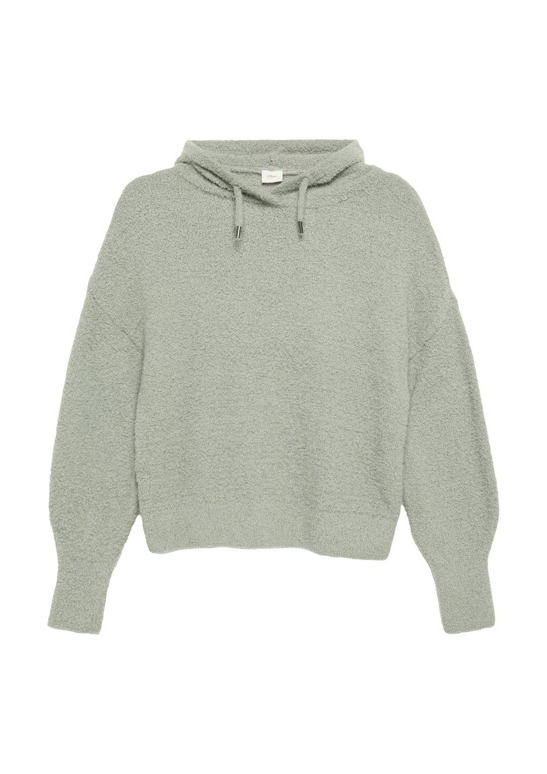 s.Oliver Strickpullover mit Kapuze im Relaxed Fit 146-152 Grau/Schwarz 9700, 146-152 Grau/Schwarz 97