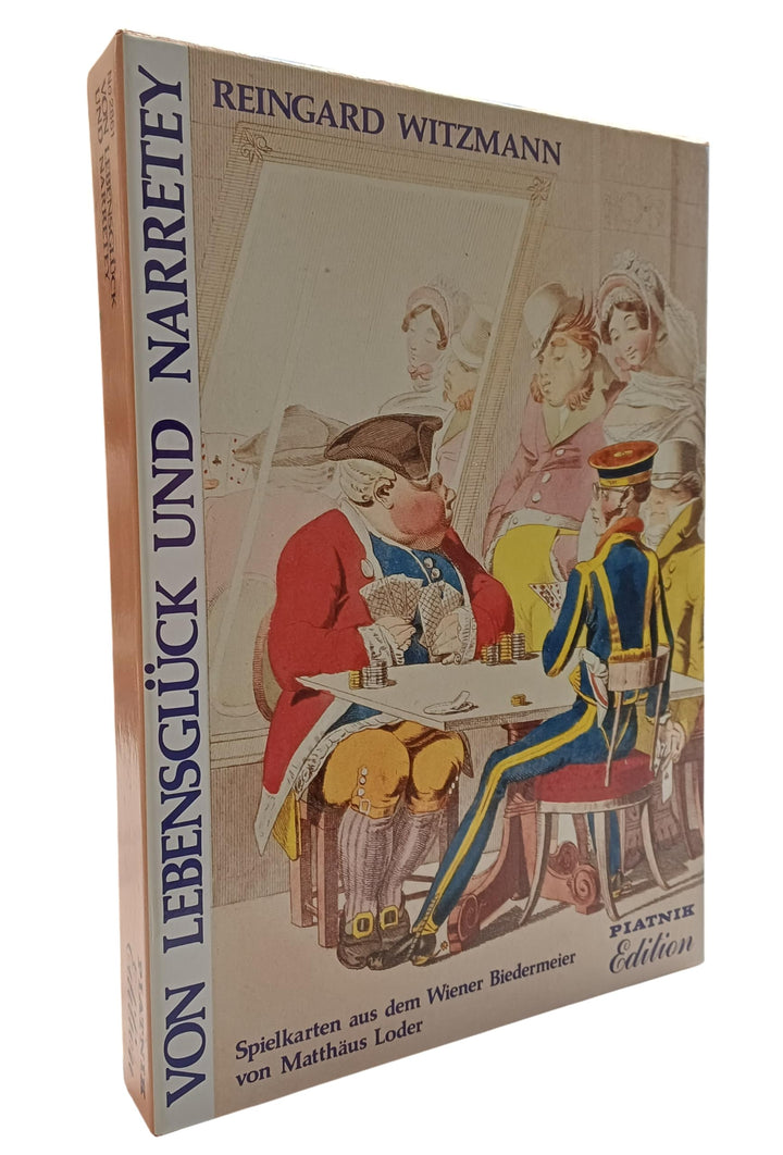 Piatnik 2861 - Kartenspiel Biedermeier mit Begleitbroschüre, 2 x 36 Blatt