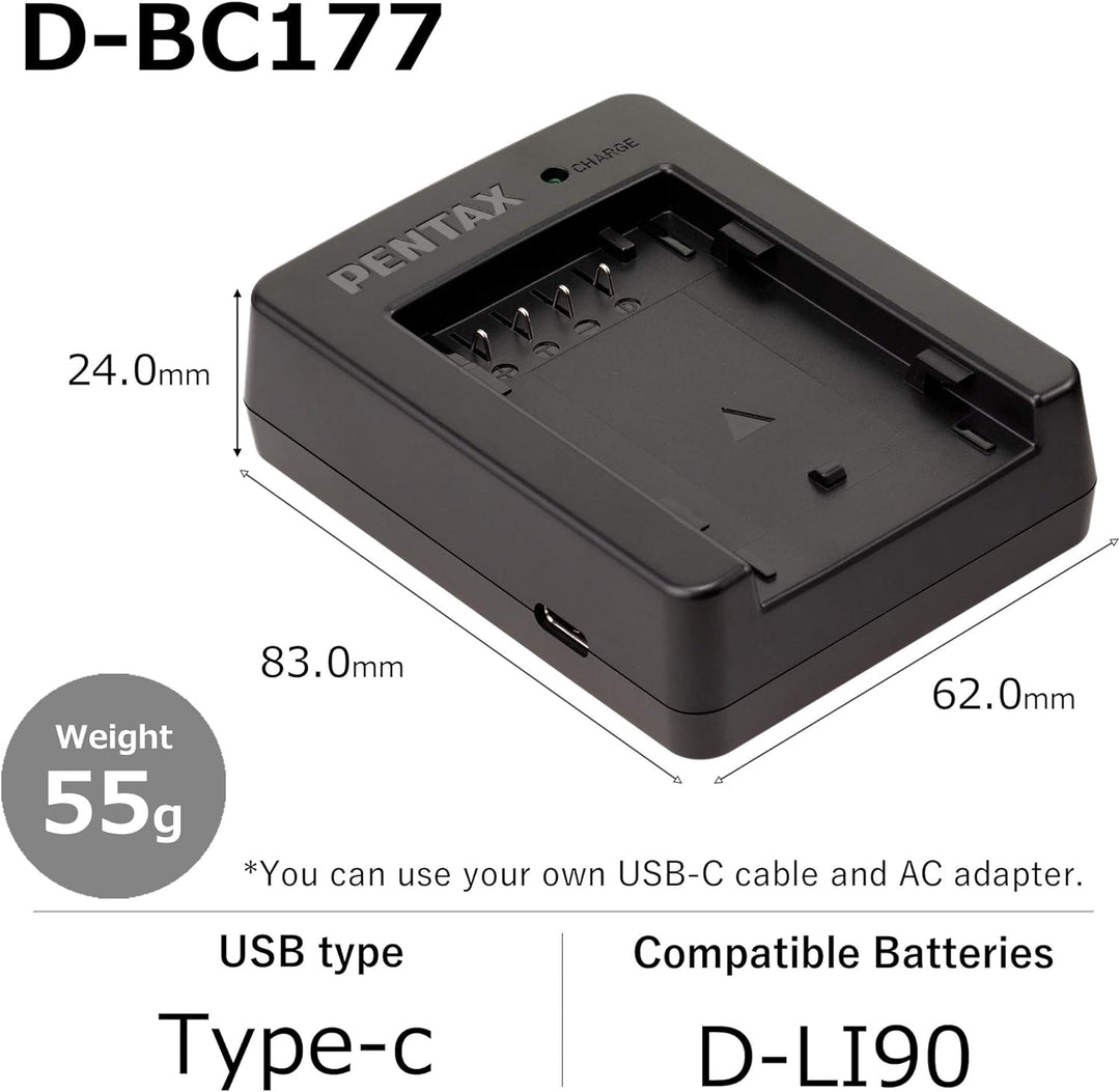 Pentax Battery Charger Kit D-BC177