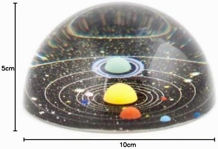Kikkerland Planetarium Papiergewicht, SC22, schwarz, Planetarium
