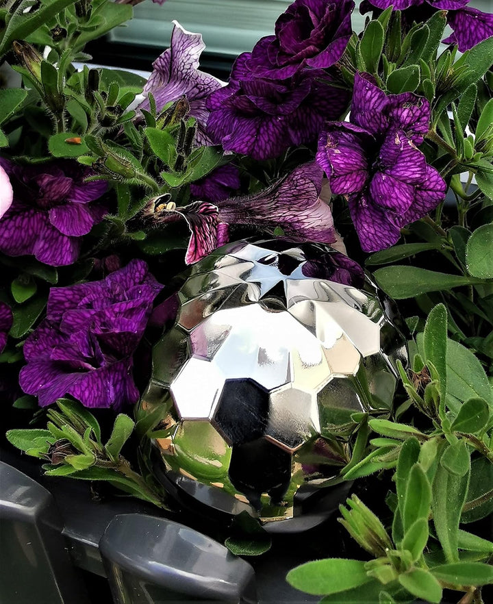 Dekokugel Diamond aus Edelstahl 25 cm poliert Dekorationskugel Edelstahlkugel