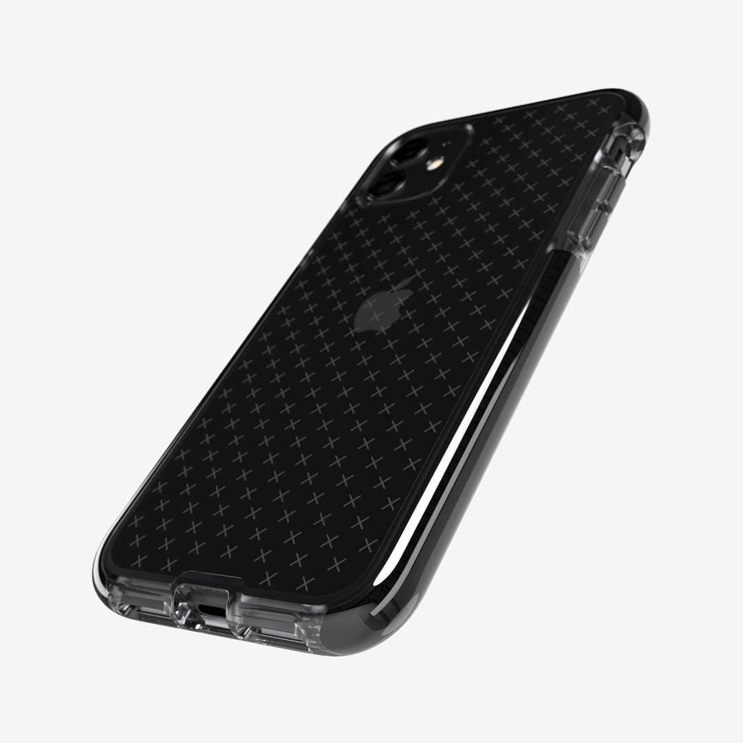 Tech21 Evo Check Schutzhülle für iPhone 11 - Schützende Dünne Schale Beständig Handyhülle - Rauchig/
