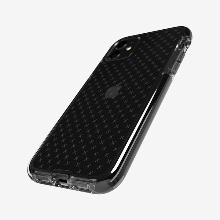 Tech21 Evo Check Schutzhülle für iPhone 11 - Schützende Dünne Schale Beständig Handyhülle - Rauchig/