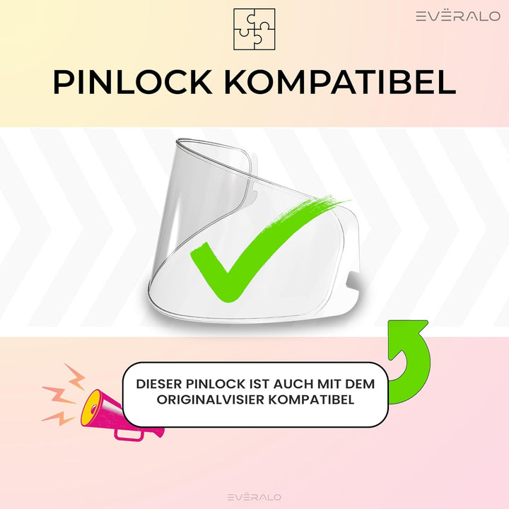 Everalo Kompatibel mit Xlite 802rr Pinlock - x802 - x802r - x803 - x803rs - x702 - x603 - x661 - Ant