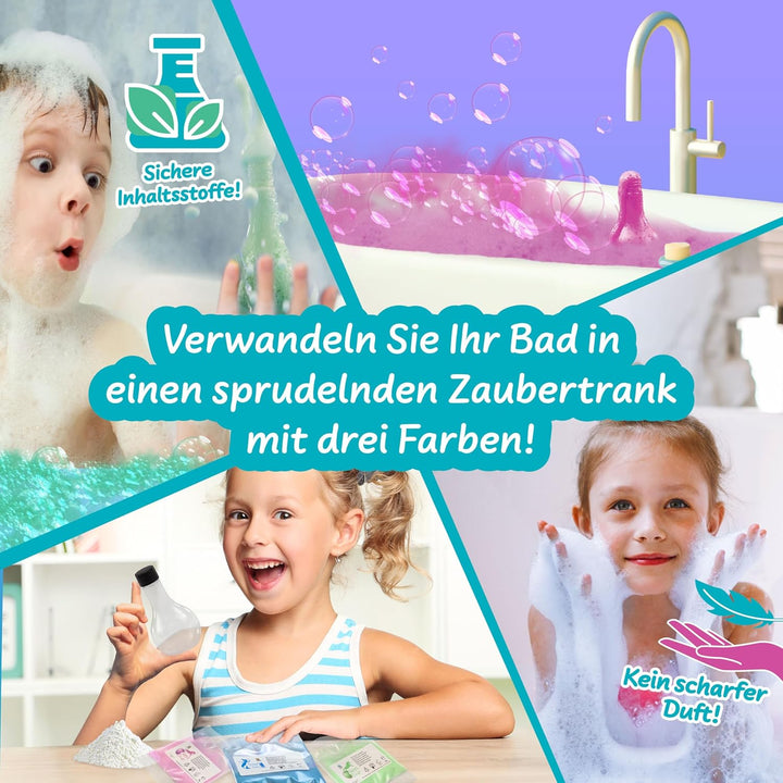 Science4you Badetränke für Kinder +6 – Zaubertränke-Bausatz, Badebomben, Lernspielzeug Experimenkast