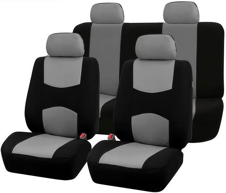 Mioke Sitzbezüge Auto Schonbezüge Universal,Autositzbezüge Set Auto-Zubehör Innenraum (Grau), Grau