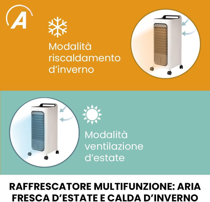 ARDES - ARCF02 Kühl- und Wärmezirkulator TAO mit Fernbedienung, Touch Controls und Display - 3-stufi