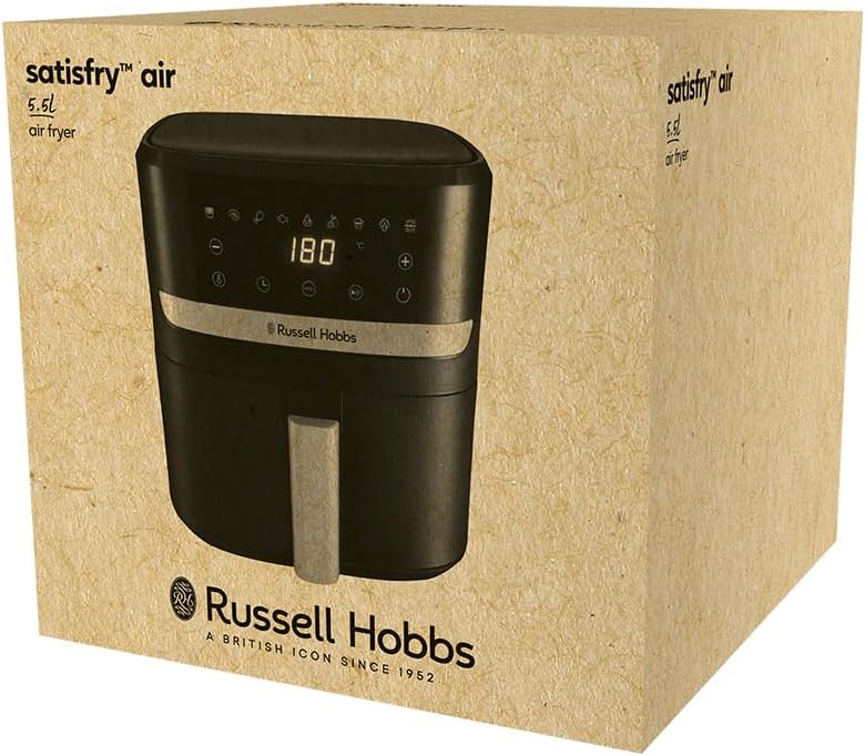 Russell Hobbs Heissluftfritteuse XL 5,5 l Rapid AirFryer (kompaktes Gehäuse, sehr leise) SatisFry (9