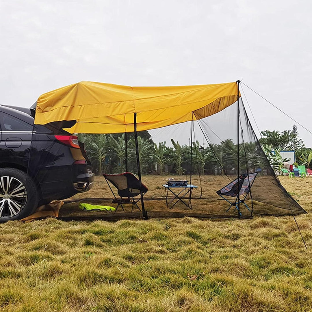 Zelt für Auto, Camping, SUV, Heckzelt, tragbar, Seitenzelt für Auto, Camping, Outdoor, Regenabdeckun
