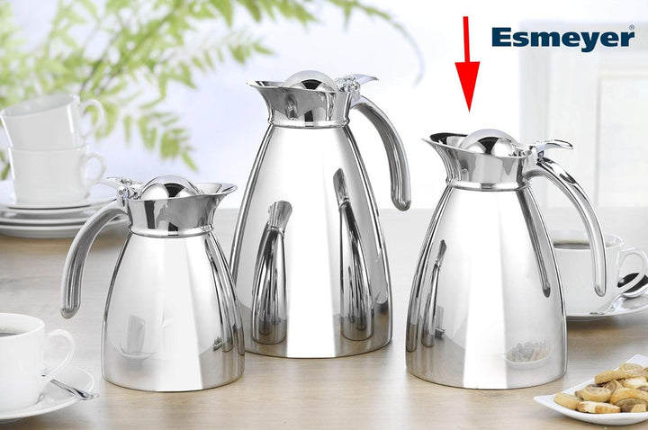 Esmeyer EMPIRE aus Edelstahl 18/10, doppelwandig, unzerbrechlich Inhalt: ca. 1,0 Liter, spülmaschine