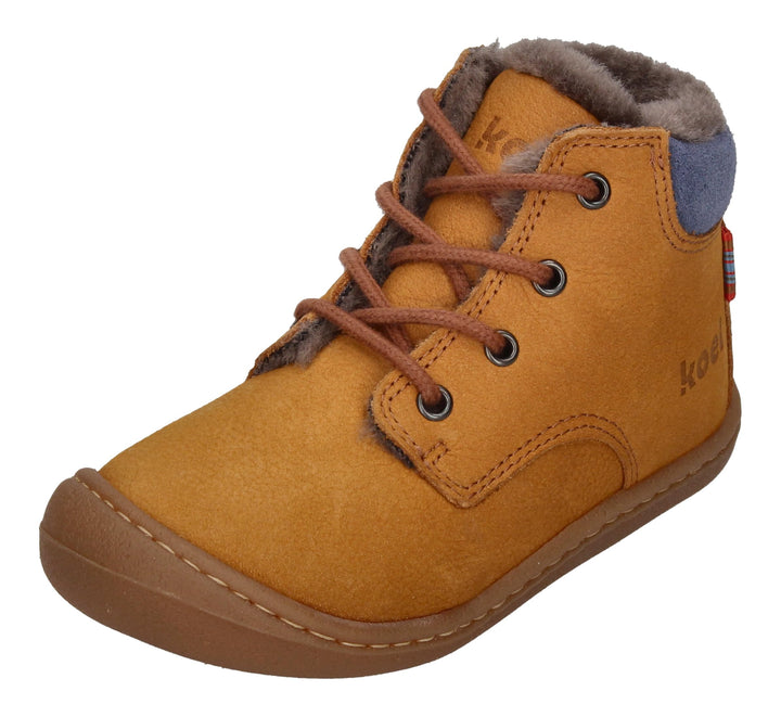 KOEL Barefoot Lauflernschuhe - Bill 2.0 Lambswool Cognac 21 EU Cognac, 21 EU Cognac