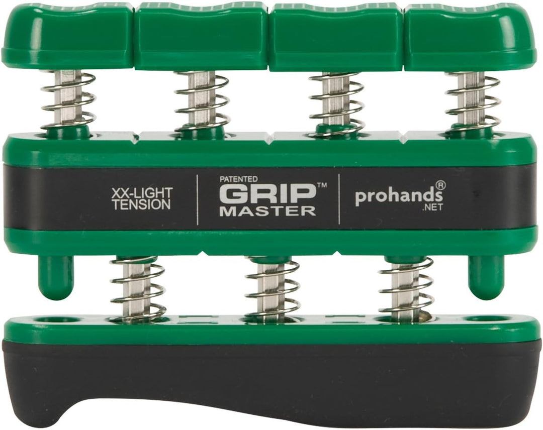 PROHANDS Gripmaster Handtrainer, Fingertrainer (Handgriffstärker), federbelastet, Finger-Kolben-Syst