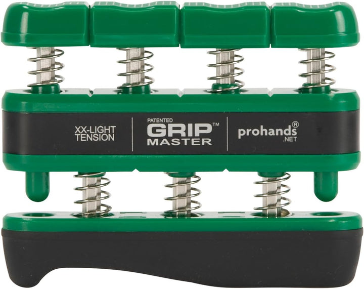 PROHANDS Gripmaster Handtrainer, Fingertrainer (Handgriffstärker), federbelastet, Finger-Kolben-Syst