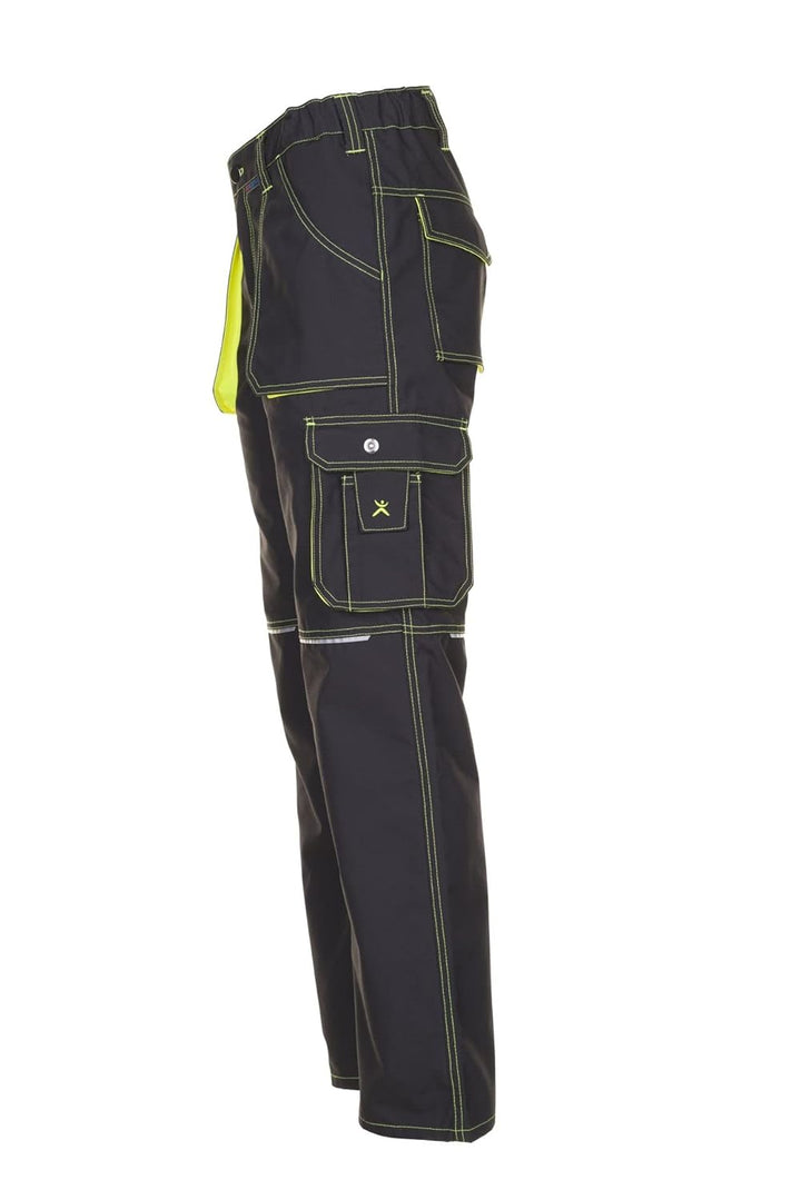 Planam Basalt Herren Neon Bundhose anthrazit gelb Modell 6220 Grösse 60