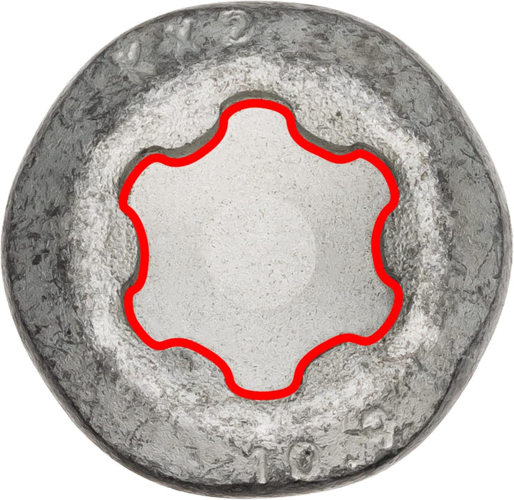 VIGOR Schraubendrehereinsatz, V7055-IP55, 1/2″, IP Profil, SW 55IP | Antrieb 1/2 Zoll (12,5 mm) Vier
