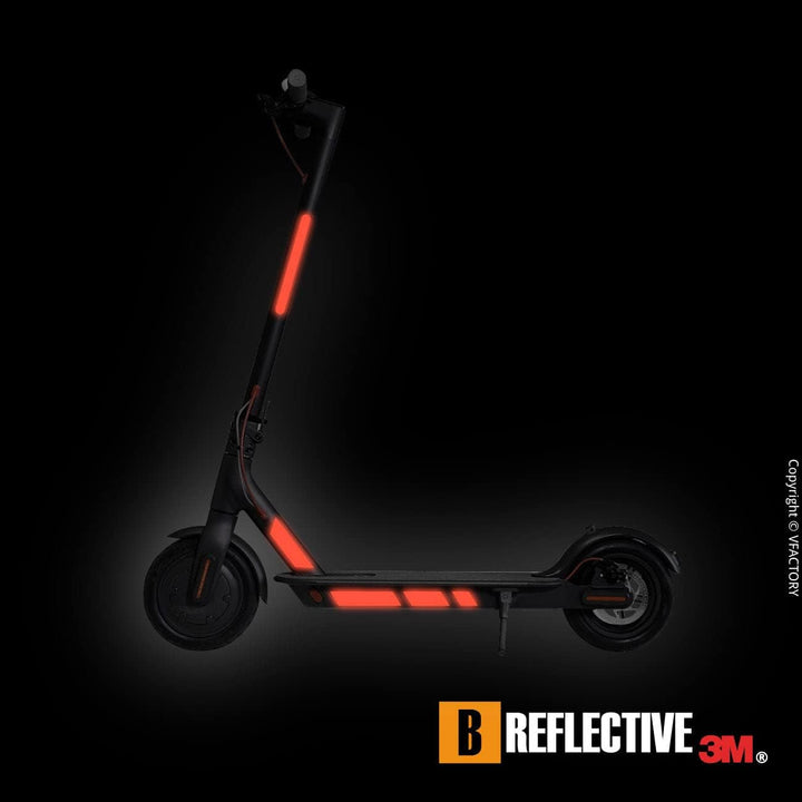 B REFLECTIVE 3M® Colors™, Ausgeschnittene reflektierende Aufkleber, Multi Support: Fahrrad, Roller,
