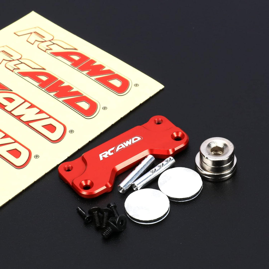 RCAWD Axial SCX24 Magnetische Shell-Säule,Legierung 1967 Chevrolet C10 Körpermagnet-Set für Axial 1/