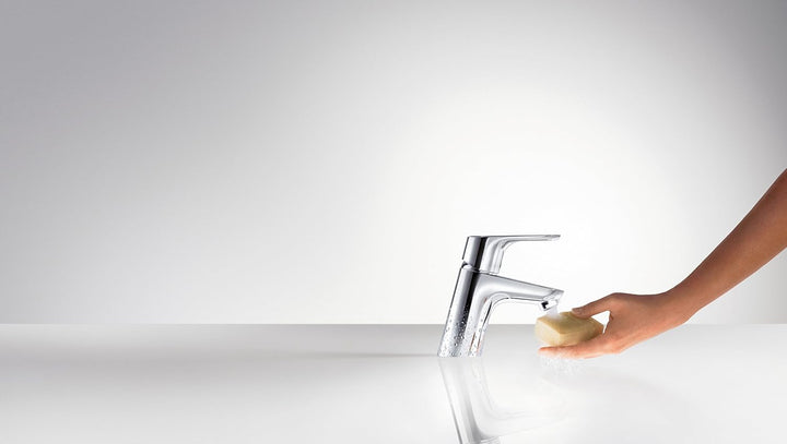 hansgrohe Wasserhahn Focus für geringen Durchfluss (Armatur mit Auslauf Höhe 70mm ohne Ablaufgarnitu