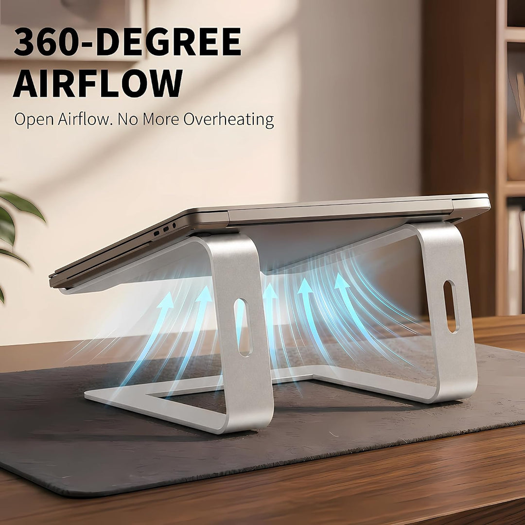 Orionstar Laptop Ständer, Ergonomischer Laptop Stand für Schreibtisch, Aluminium Laptop Halterung mi