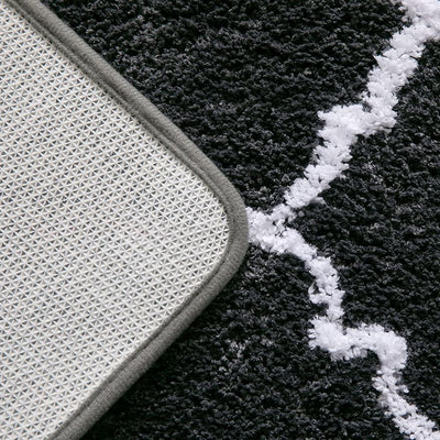 MIULEE Badematte Rutschfest Badteppich Waschbar Badvorleger Badzimmermatte Weich Mikrofaser Duschvor
