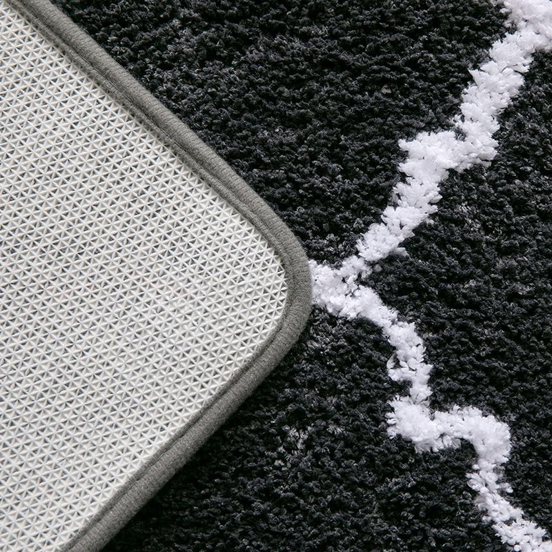 MIULEE Badematte Rutschfest Badteppich Waschbar Badvorleger Badzimmermatte Weich Mikrofaser Duschvor