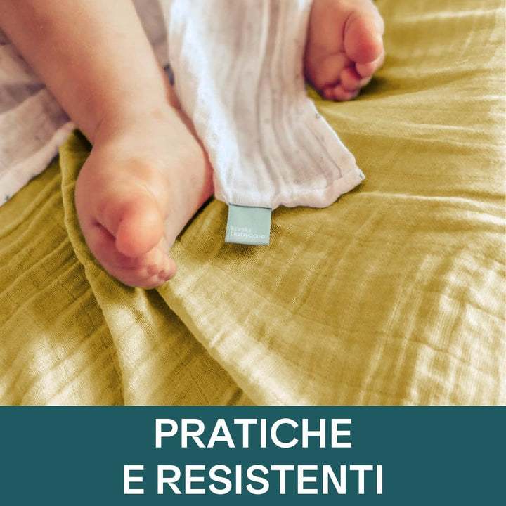 KOALA BABYCARE - Neugeborenes Musselin 80x80 cm - Packung mit 3 Stück - Neugeborenen-Baumwolldecke -