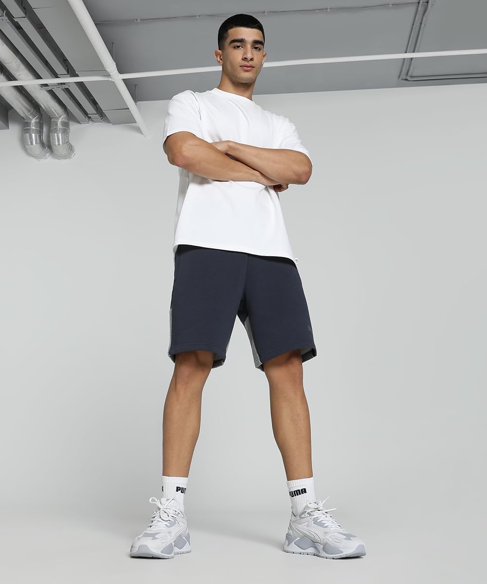 PUMA Herren Gestrickte Shorts Teamcup Casuals Shorts S Blau (Parisian Night), S Blau (Parisian Night