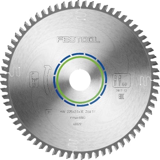 Festool Spezial-Sägeblatt Alu 225x2,6x30 TF68, 225x2,6x30 TF68