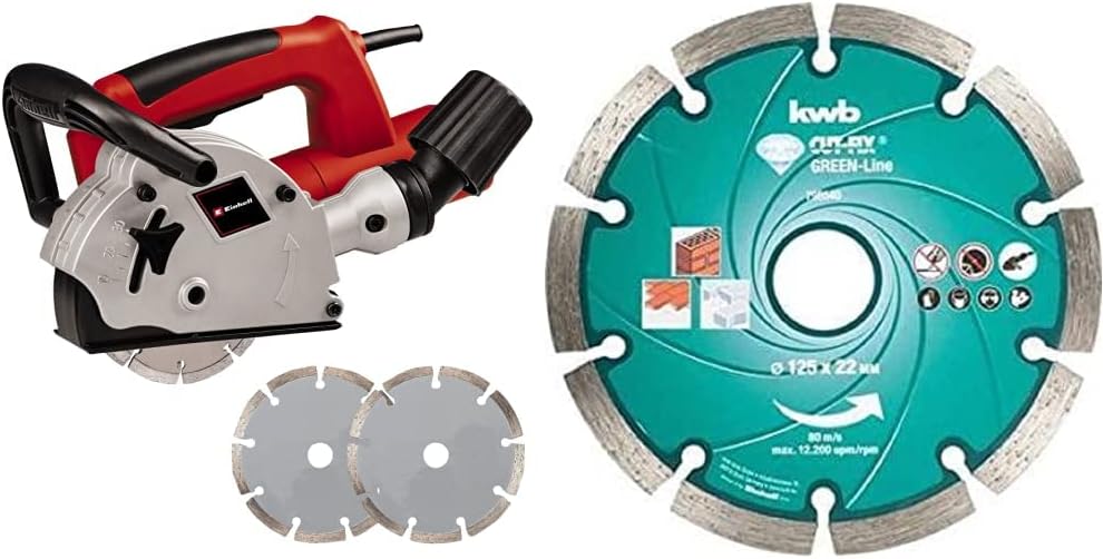 Einhell Mauernutfräse TC-MA 1300 (1320 W, Leerlaufdrehzahl 9.000 min-1, max. Nutbreite 26 mm, max. N