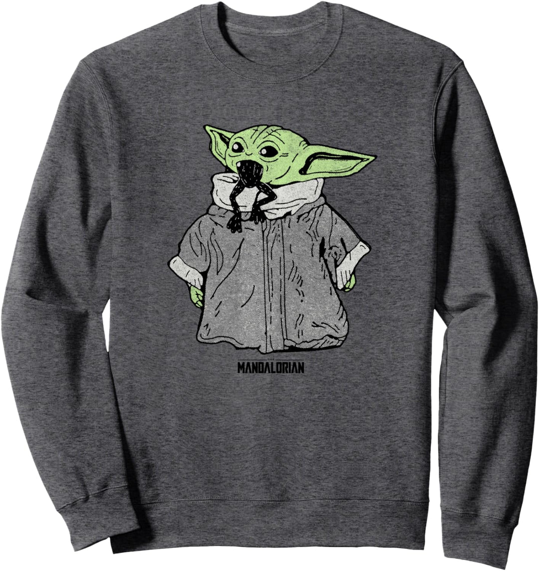 Star Wars: The Mandalorian The Child Frog Dinner Transparent Sweatshirt