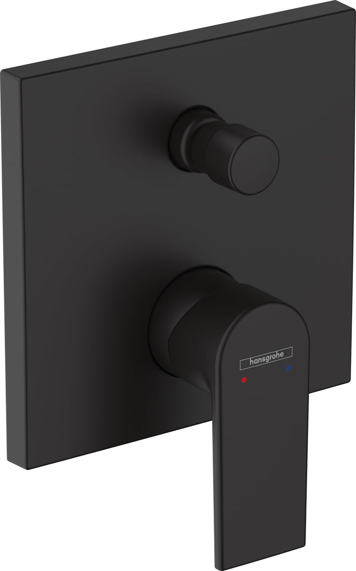 hansgrohe Vernis Shape - Badewannenarmatur Unterputz für 2 Verbraucher, Mischbatterie Badewanne für