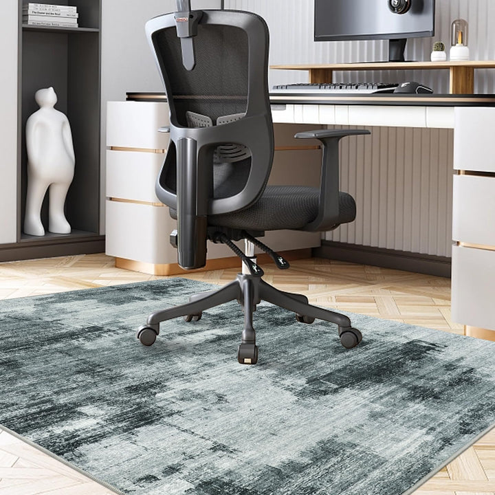 Famibay Bodenschutzmatte BüRostuhl Unterlage 120x150cm Unterlage Schreibtischstuhl Grau rutschfest B