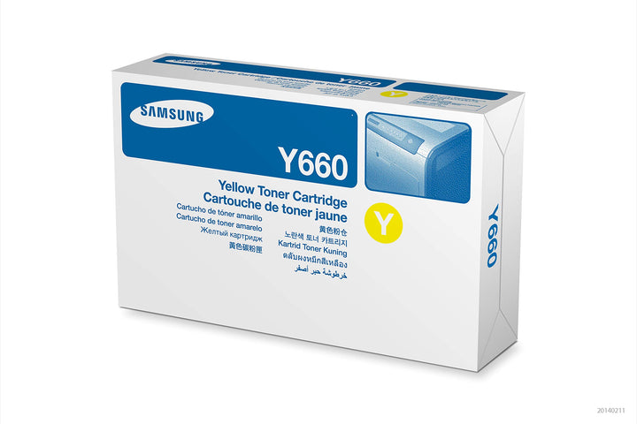 Samsung CLP-Y660A/ELS Original Toner (Kompatibel mit: CLP-610/CLP-660/CLX-6200/6210/6240 Series) gel