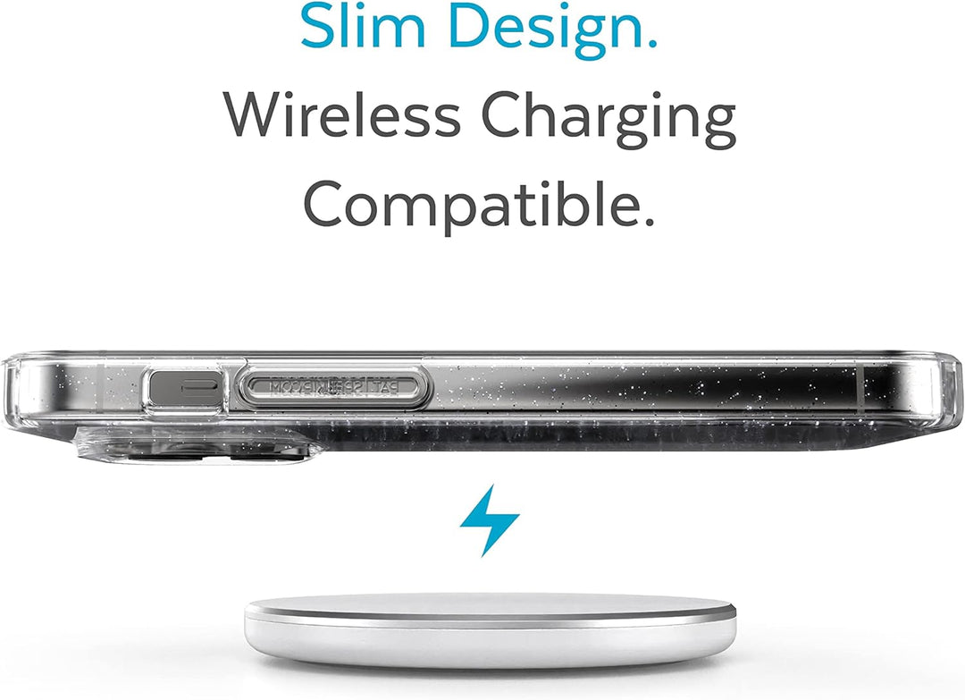 Speck Klare iPhone 14 Pro Max Hülle - Fallschutz mit kratzfester Dual Layer Slim Phone Case für 6,7