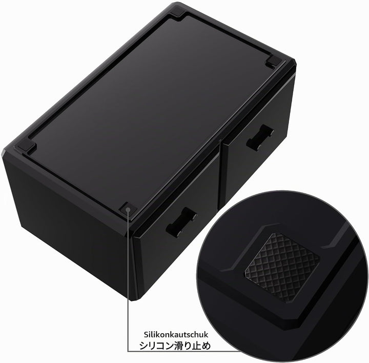 Readaeer Makeup Organizer/Kosmetik Aufbewahrungsbox/Schmink Aufbewahrungskasten in 4 Lagen， ist für
