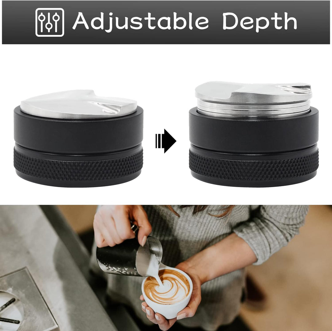 Coffee Distributor 58mm Espresso Leveler Tool für Kaffee Siebträger Vor dem Tampen, Kaffee Verteiler