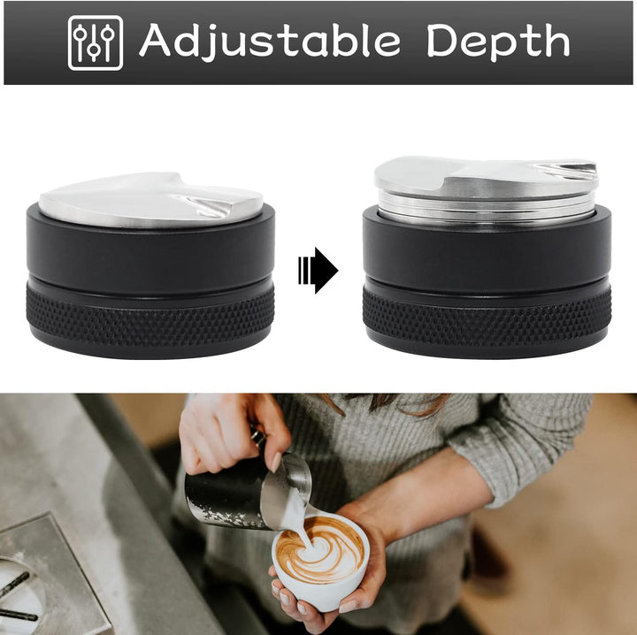 Coffee Distributor 58mm Espresso Leveler Tool für Kaffee Siebträger Vor dem Tampen, Kaffee Verteiler