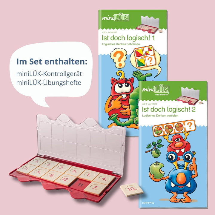 LÜK miniSet Ist doch logisch 4540: Vorschule Ist doch logisch! (miniLÜK-Sets: Kasten + Übungsheft/e)
