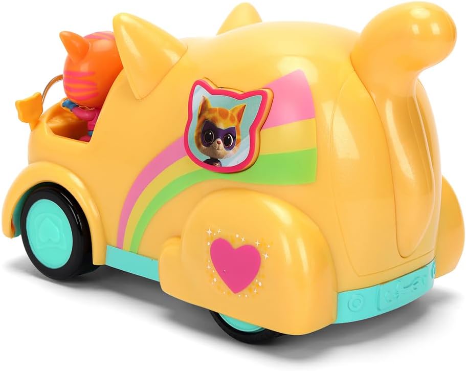 Jada Toys SuperKitties RC Auto (17 cm) - ferngesteuertes Spielzeugauto ab 3 Jahre mit Licht & Sound,